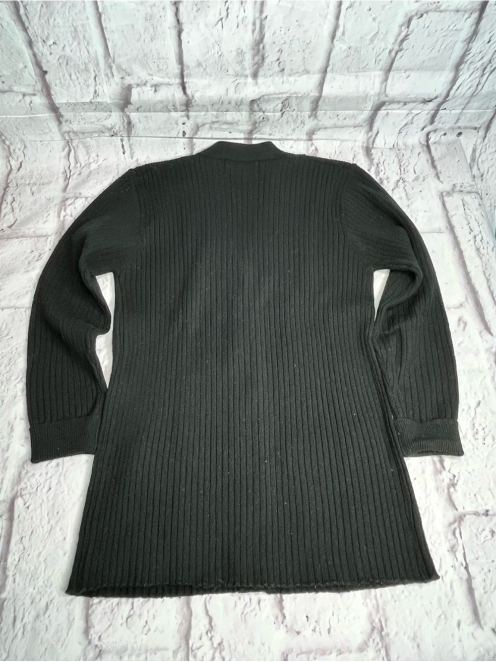 Vintage Donnkenny 1970’s black knit cardigan size large - Picture 4 of 4